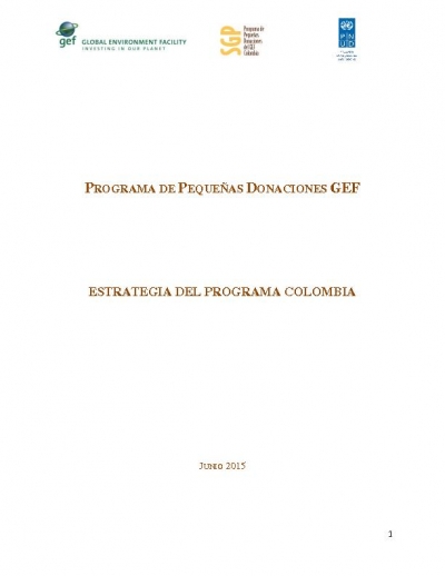 OP6 SGP Colombia Country Programme Strategy
