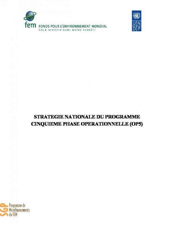 OP5 SGP Country Programme Strategy