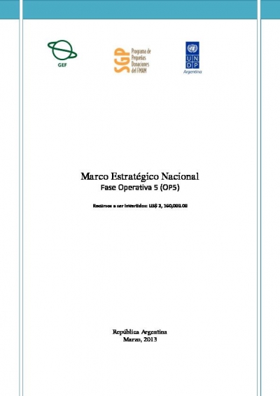 SGP OP5 Country Programme Strategy