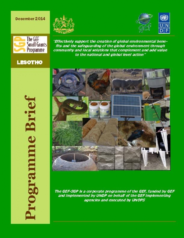 SGP Lesotho Programme Brief December 2014
