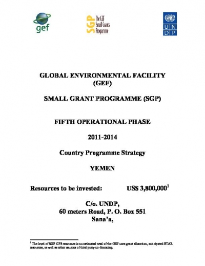 OP5 SGP Country Programme Strategy
