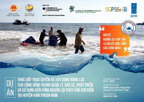 Protection of marine resources in Binh Thuan province _ A  project leaflet