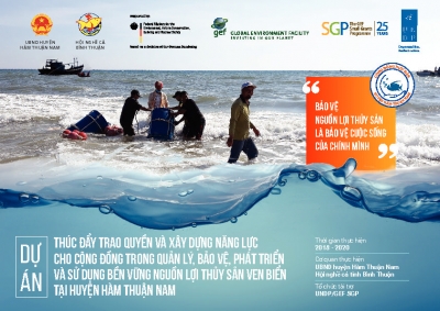 Protection of marine resources in Binh Thuan province _ A  project leaflet
