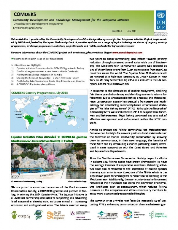 COMDEKS Newsletter Issue 8