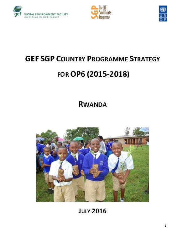 OP6 SGP Rwanda Country Programme Strategy